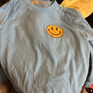 Aviator nation smile pull over sweatshirt